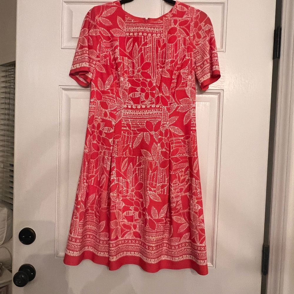 Jessica Howard Red and White Floral Mini Dress